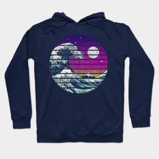 Great Retro Wave Night Hoodie